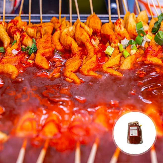 진수미 빨강 매운국물오뎅소스 1kg, 3개