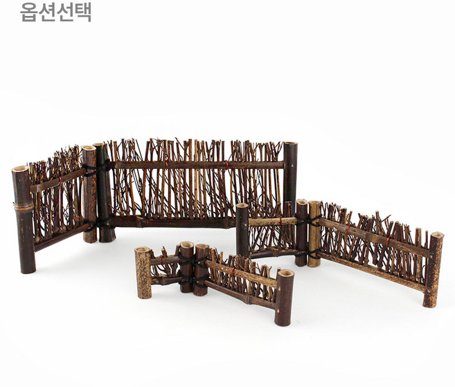 미니어처 울타리 장식 l 일식요리 음식데코 공예품 미니발 싸리발 이자카야 한옥 인테리어 소품 포토존