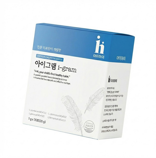 [인기상품][정품] 아이하이 아이그램 igram 다이어트 I 유산균 I 아이유산균 4종유산균&유기농원료&간편한 딸기맛유산균, 1g, 30개
