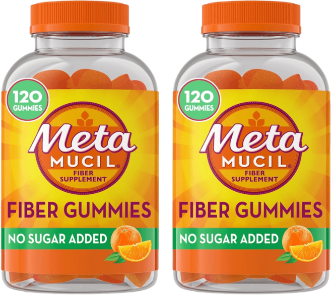 메타무실 화이바 식이섬유 구미 120정 2개