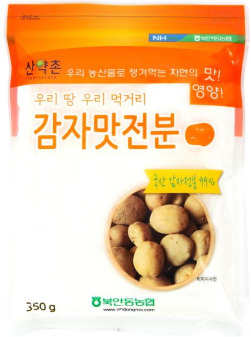 산약촌_감자맛전분, 1개, 350g