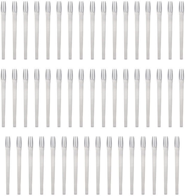 라온누리 젠 304 올스텐 과일 케익포크, 실버, 50개