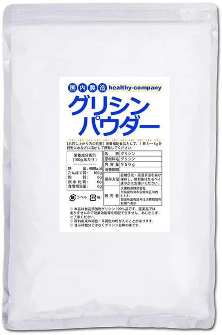 글리신 파우더 950g 헬시컴퍼니 일본, 1개 - 쿠팡
