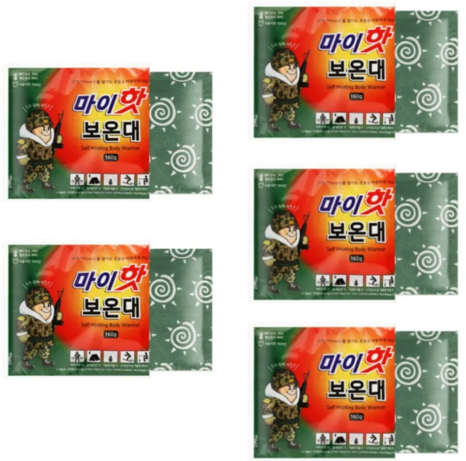 마이핫 보온대 160g, 5개 - 쿠팡
