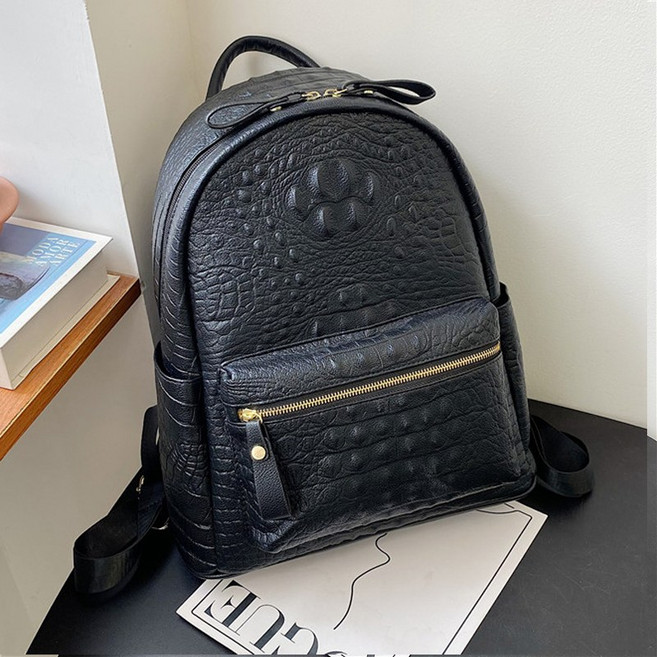 여성 가죽 백팩 데일리 통근 캐주얼 가방