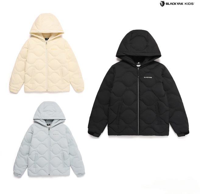 블랙야크키즈 BK라라2T다운자켓#3 후드 탈부착 구스 경량다운자켓 1BKPAW4917 NC불광