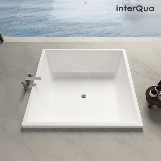 인터쿠아 욕실 매립형 욕조 그로세토 (1200130014001500), 1개