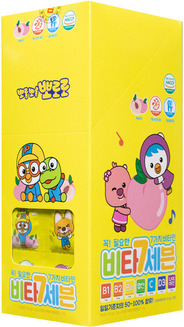 뽀로로 어린이비타민C 250정 어린이집, 1개