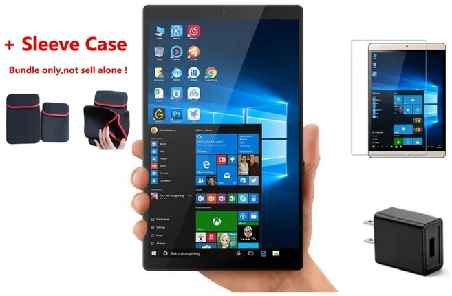 8인치 8GB 램 롬 64비트 x64 시스템 태블릿 PC 윈도우 10 포켓 AR3 듀얼 카메라 쿼드 코어 와이파이, 01 2GB 32GB Z3735, 05 Add Sleeve case