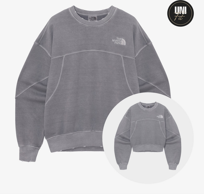[노스페이스] 다잉 스웻셔츠 NM5MQ50J_GRY