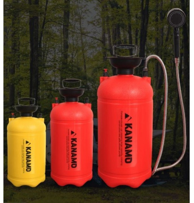 아즈위 휴대용 캠핑 야외 이동식 샤워기 워터펌프, 02.워터펌프/샤워기형 22L, 1개