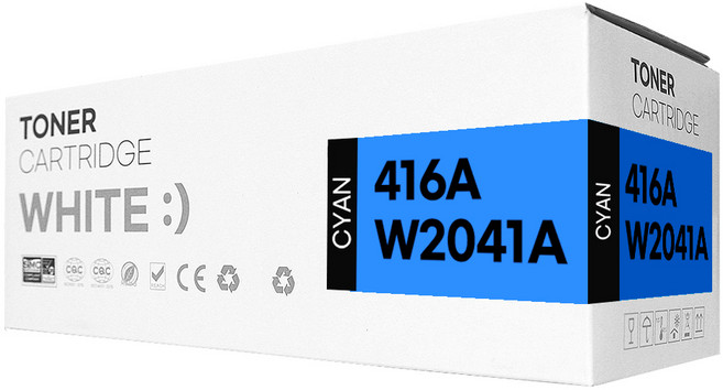 416A 표준용량 재생 호환 토너, 1개, W2041A 파랑