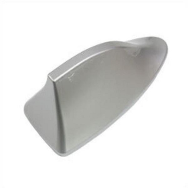 [모터스파이] 차량용 샤크 안테나 코일타입 수신률 증폭 롱 숏 타입 전차종 공용 양면부착형, 실버