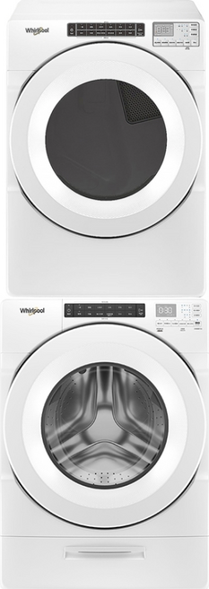 Whirlpool惠而浦 8TWFW5620HW 8TWGD5620HW 17/16公斤 洗衣乾衣機 堆疊組合, 單色