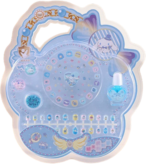 산리오 손톱꾸미기 네일 세트, 1개, 블루