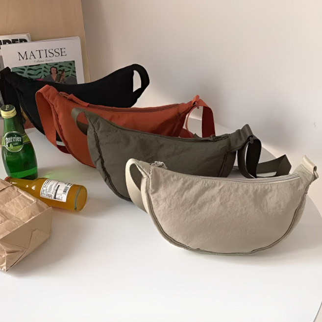 도치코 크루아상백 크로와상백 반달백 크로스백 반달 가방