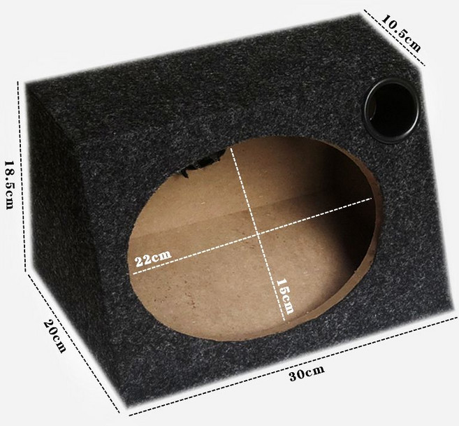 자작 스피커통 오디오 빈통 서브 빈상자 고음, 범용, 6 x 9인치 사다리꼴, 단일 스피커