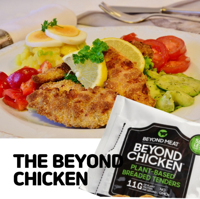 비욘드미트 비욘드치킨 텐더 227g 베지테리언 대체육 비건음식 식물성치킨 텐더 샐러드, 1개