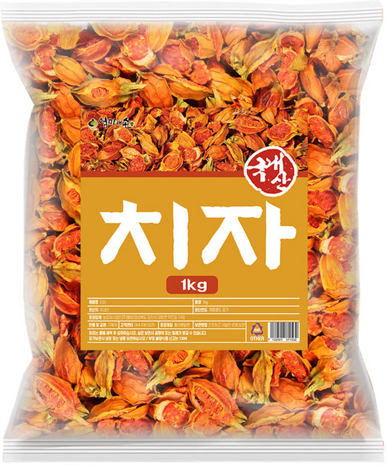 국내산 치자 열매 건재 1kg, 1개