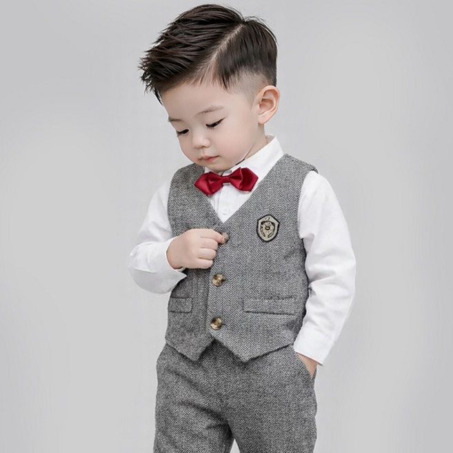 몽실이 보타이 조끼정장 3pcs세트