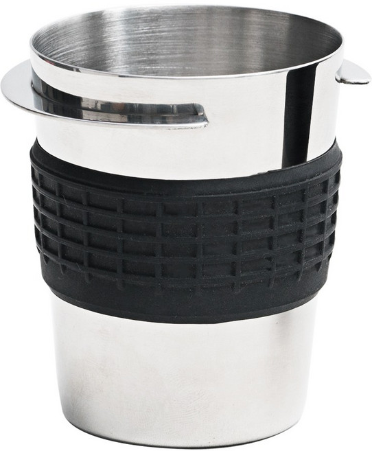 칼딘 안티 슬립 스테인리스 포터필터 도징 컵 58mm A타입, 실버, 1개