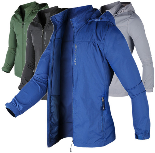 포커스코리안 간절기 남성바람막이점퍼 등산점퍼 아웃도어 경랑바람막이 WIND31