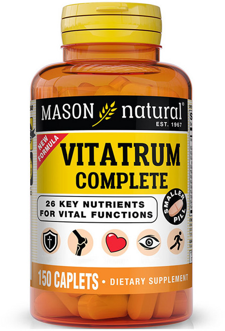 Mason Naturals Vitatroom 全效葉酸, 1個, 150錠
