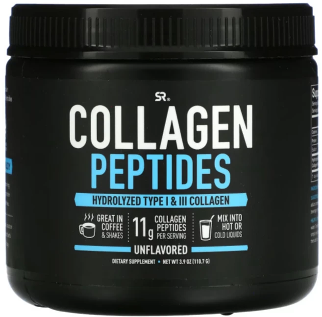스포츠리서치 콜라겐 펩타이드 무맛 Unflavored 110.7g(3.9oz), 1개, 110.7g - 쿠팡