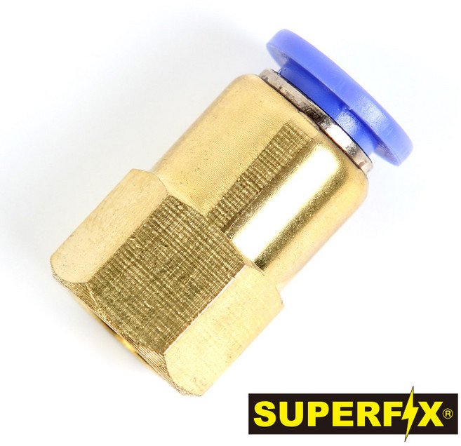 PCF10-03 원터치 피팅 휘팅 에어연결 공압밸브, 1개