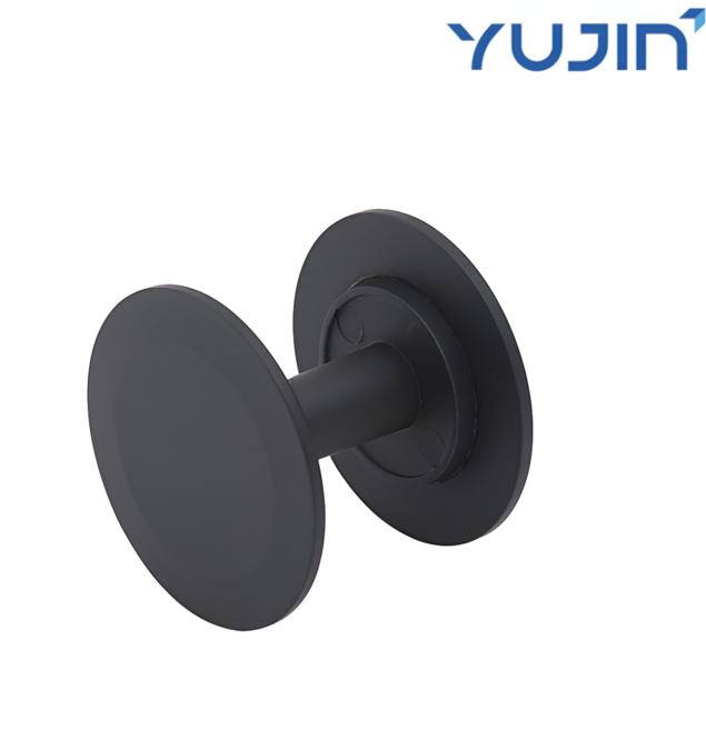 보조키 마개 검정색 44mm 구멍 원형 막음장치 열쇠구멍 외시경 덮개 목문 철문 현관문