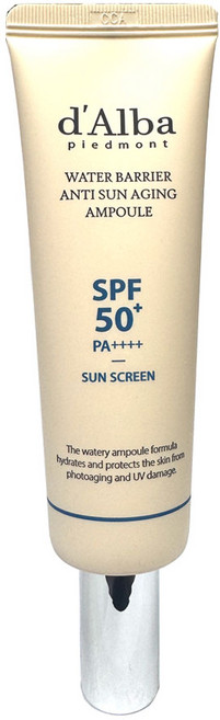 달바 워터 베리어 안티 선 에이징 앰플 달바 선 앰플 50ml+바네도 마스크팩, 50ml, 1개