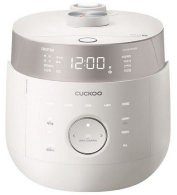 본사직영) 쿠쿠 6인용 트윈프레셔 저당 IH전기압력밥솥 그레이스 화이트 CRP-LHLR0610FGWM, 그레이스화이트