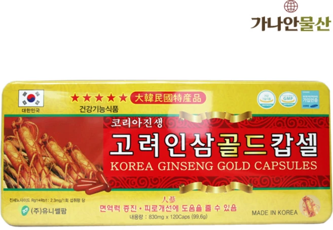 한국인삼유통공사 (3211) 인삼캡슐 120정, 1개 - 쿠팡