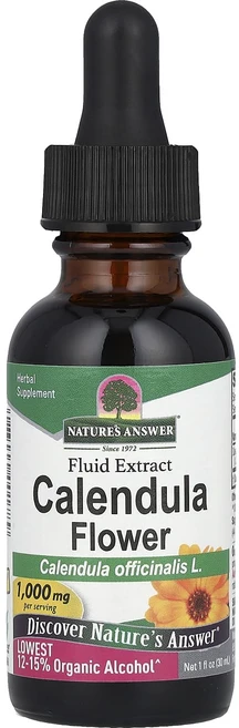 몸관리하세요 겨울입니다 Nature's Answer 금잔화 꽃 액상 추출물 저알코올 1000mg 30ml(1fl oz) 특별관리진행, NaturesAnswer금잔화꽃액상추출물저알코올1000, 1개, 30ml - 쿠팡
