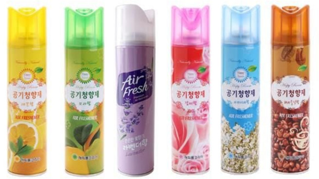 공기청향제 햔분사스프레이 실내용 방향제 탈취, 모과향