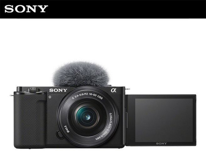 소니 공식대리점 미러리스 브이로그 카메라 ZV-E10L (SELP1650 파워 줌렌즈킷), 블랙