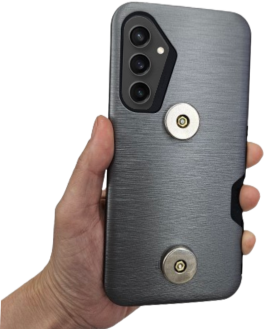 배달 오토바이 S20 S21 S22 S23 S24 플러스 울트라 노트시리즈 핸드폰 충전 자석케이스, 노트10, 건메탈