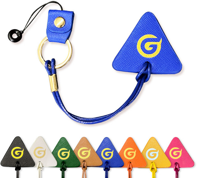 그리피스 골프 티걸이 티꽂이 천연가죽 자석 골프티걸이 선물용, 마린 블루, 1개