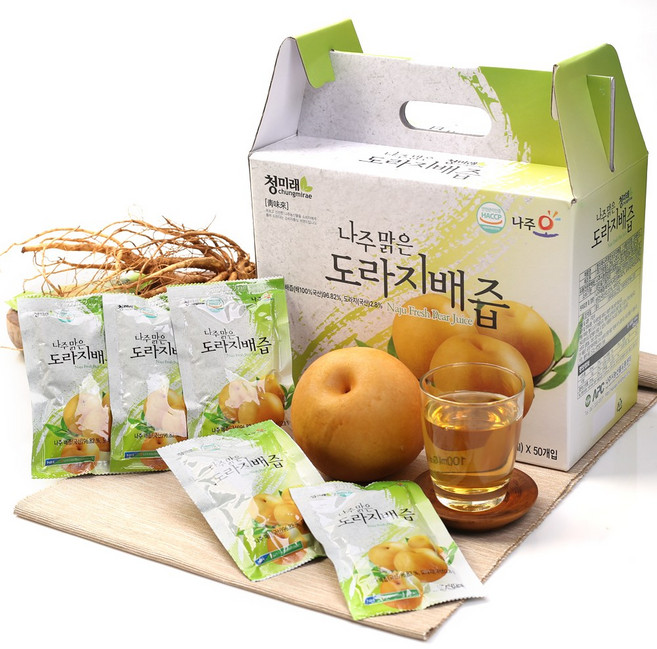 농협 나주맑은 도라지배즙 100ml x 50개