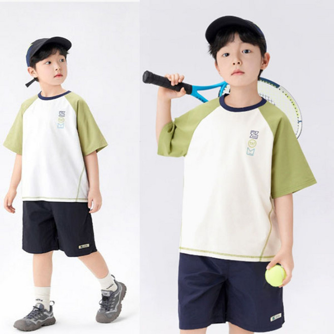 키즈목마 2025 여름 남아 시원한 소재 운동 상하복 주니어 트레이닝 반팔 반바지 세트611