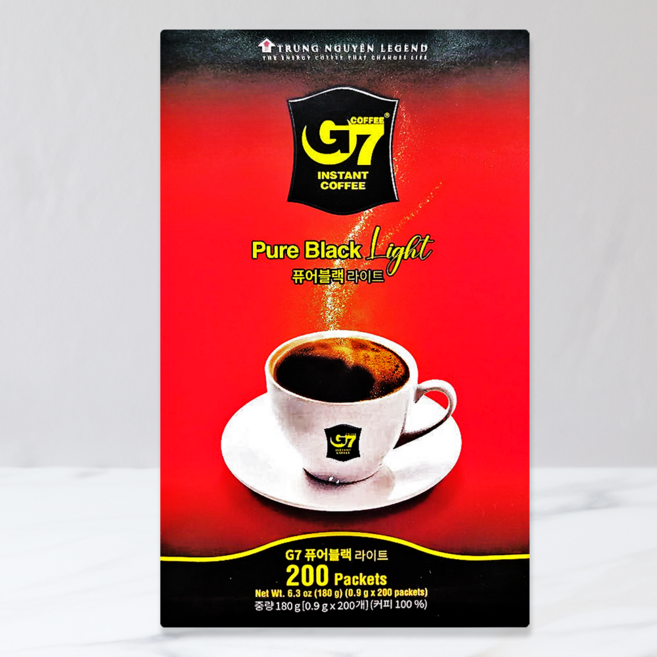 지세븐 G7 퓨어블랙 라이트, 900mg, 200개입, 1개