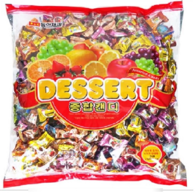 동아제과 디저트종합캔디, 2kg, 1개