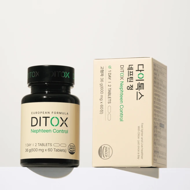 다이톡스 네프틴정 식전 보조제 포만감 식욕조절, 1개, 60정 - 쿠팡