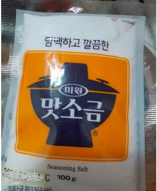 맛소금, 100g, 7개