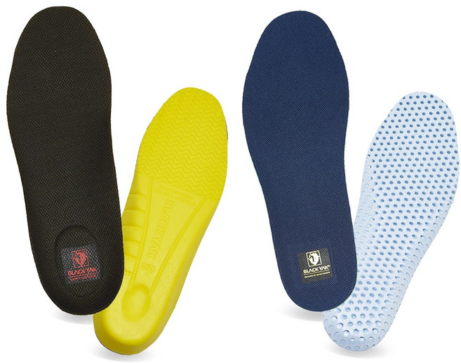 블랙야크 푹신한 기능성 깔창 PU+프리미엄 구성 라텍스 에어 쿠셔닝