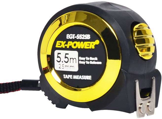 이엑스파워 오토락 줄자 EGT-5525B, 1개