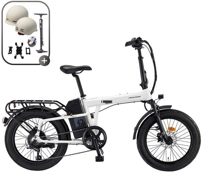 삼천리 2026 20 팬텀 폴라리스 2.0 전기자전거 폴딩 접이식 자전거, 펄 화이트, 알루미늄