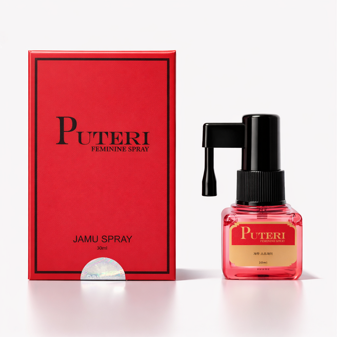 뉴타입 자무스프레이 PUTERI 뿌뜨리 뿌리는 자무스틱, 1개, 30ml