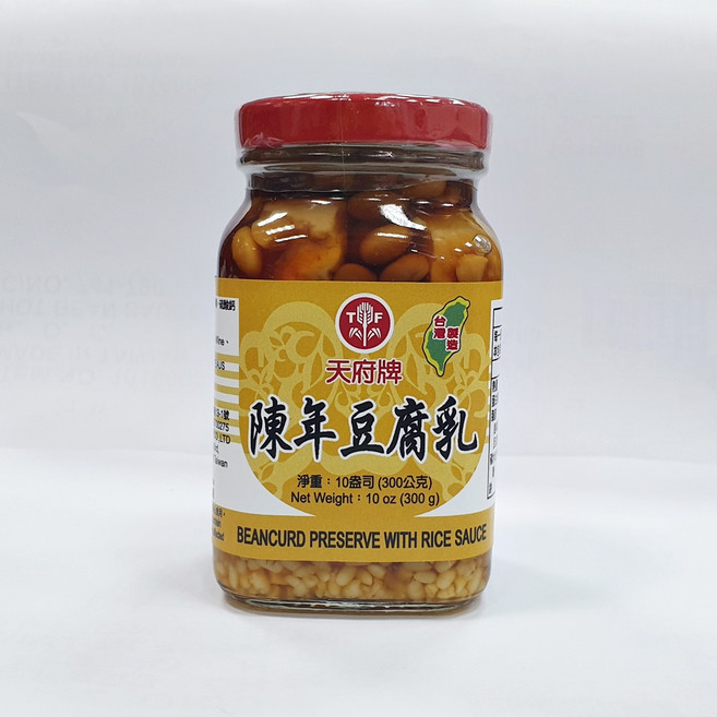 天府牌 陳年豆腐乳 台式米醬, 1個