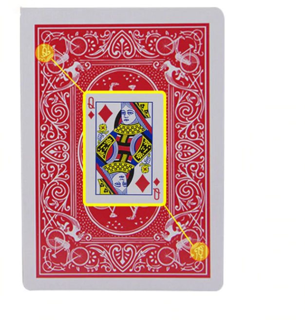 매직 마술 포커 표시 트릭 속임수 카드 보드 게임, 매직 트릭 카드, 1개